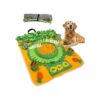 Dog Puzzle Toy Mat with Sniffing Encouragement for Mental Stimulation and Relaxation