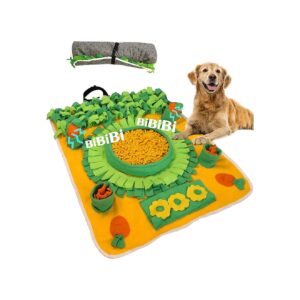 Dog Puzzle Toy Mat with Sniffing Encouragement for Mental Stimulation and Relaxation