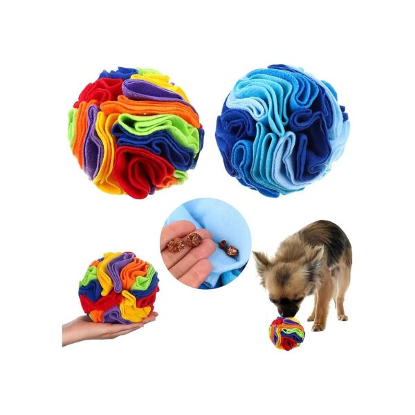 Dog Puzzle Toys for Boredom Relief Stress Reduction Snuffle Ball Pet Play Mat