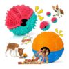 Dog Puzzle Toys with Bumpy Design and Deep Teeth Cleaning for Small Medium Breed Puppies