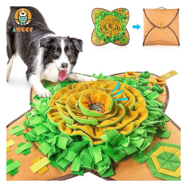 Dog Puzzle Toys with Natural Foraging Skills and Interactive Feeding Games for Puppies