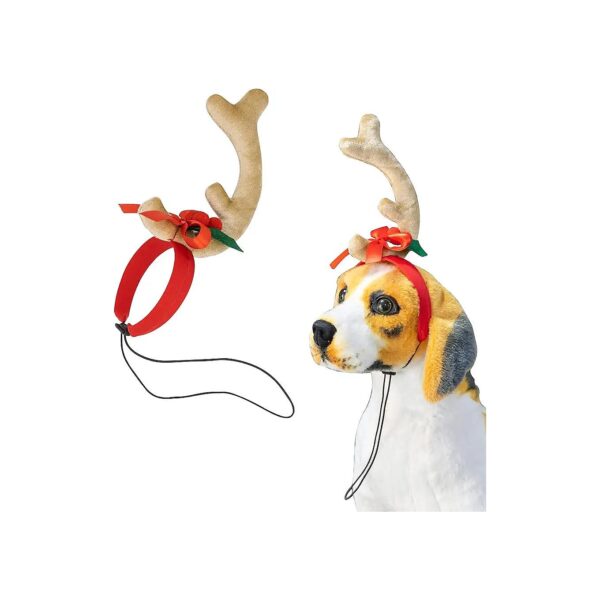 Dog Reindeer Antler Headband Christmas Halloween Pet Costume Accessories Headwear