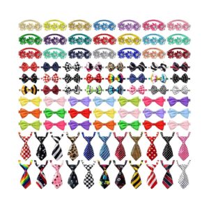 Dog Ribbon and Necktie Collars, 100 Pcs