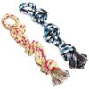 Dog Rope Toys for Aggressive Chewers Two Packs Large Dog Tug Toys