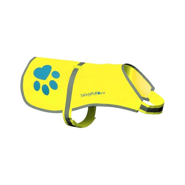 Dog Safety Reflective Vest, Small to Large Sizes, Neon Yellow Visibility, 14-130 lbs