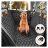 Dog Seat Cover Waterproof Scratch Proof Nonslip for Car Rear Seat Universal Fit