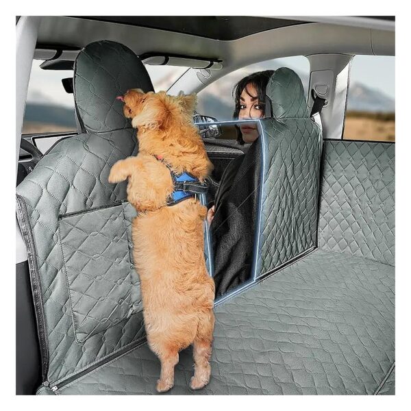 Dog Seat Cover for Tesla Model Y/3/S Back Seats with Three Layer Protective Design