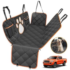 Dog Seat Cover with Side Flaps, Custom Fit for Sedans and SUVs, Waterproof and Wearproof