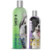 Dog Shed Control Supplement and Shampoo Bundle for Skin and Coat Health