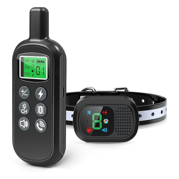 Dog Shock Collar with Intercom and Remote Training for Up to 3 Dogs