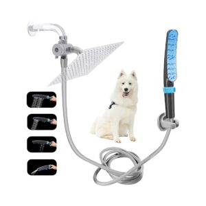 Dog Shower Attachment for Bathtub Faucet 4 in 1 Pet Wash Hose Attachment Adjustable