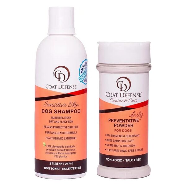 Dog Skin Care Bundle for Yeast Infections, Itching, and Allergies