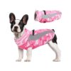 Dog Snow Coat with Chest Harness for Small Medium Large Dogs Waterproof Windproof Coats