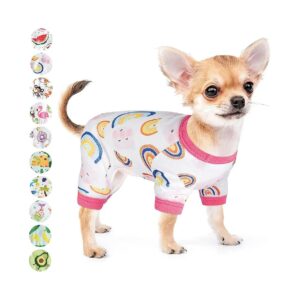 Dog Soft Pajamas for Small Dogs Girls Boys Puppy Teacup Comfortable Stretchy Fabric Wear