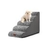 Dog Stairs for Small Dogs and Cats, Pet Stairs for High Beds and Sofas with Five Steps