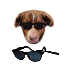 Dog Sunglasses Medium Breeds 20-40 Pounds Black Prop Accessories Pet