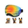 Dog Sunglasses with Reflective Lens and Soft TPU Frame for Comfortable Wearing Dogs