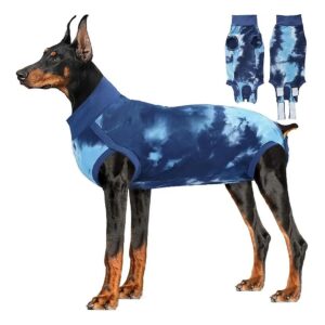 Dog Surgery Recovery Suit for Abdominal Wounds Neck Body Suits