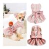 Dog Sweater Dress with Fleece Lining for Small Dogs Chihuahua and Yorkie Breeds