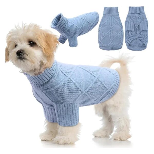 Dog Sweaters with High Elasticity for Comfort, Soft Acrylic