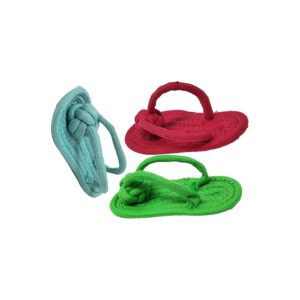 Dog Teething Chew Toy Slipper Shoe Flip Flops Good for Molar Teeth Cleaning