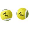 Dog Tennis Ball 2 Pieces for Active Canines Preparing for Outdoor Fun and Games