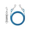 Dog Tie Out Cable for Large or Medium Dogs with Detachable Spring and Coating