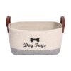 Dog Toy Container for Treats, Leashes, Coats, and More