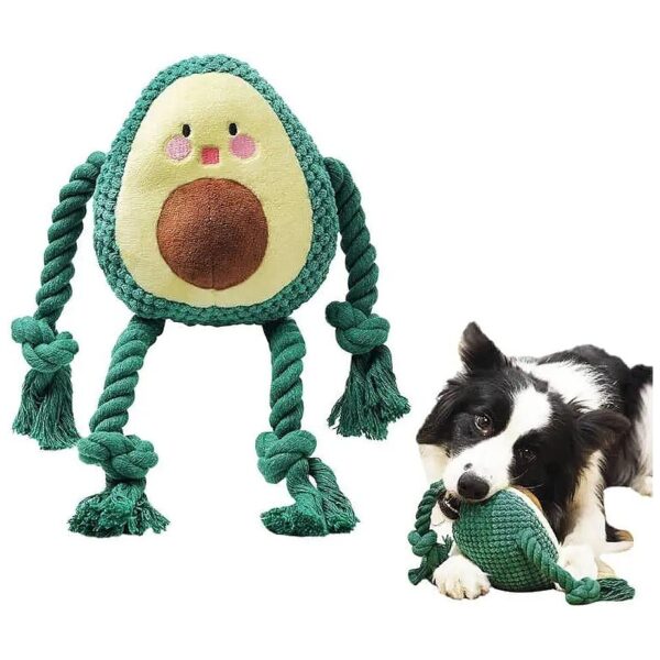 Dog Toys for Boredom and Stimulating with Squeaky Rubber Ball for Large Small Medium Dogs