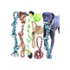 Dog Toys for Large Breed Dogs 6 Pack Rope Toys for Dental and Gum Health