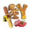 Dog Toys for Medium to Large Breed Dogs with Almost Indestructible Design and Beef Flavor