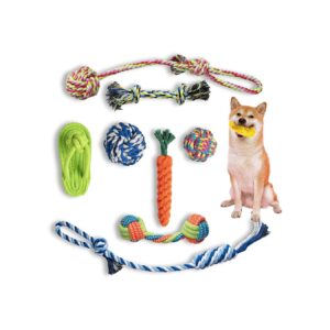 Dog Toys for Small Breeds, Non-Toxic Cotton Rope Toys for Safe Teething and Chewing