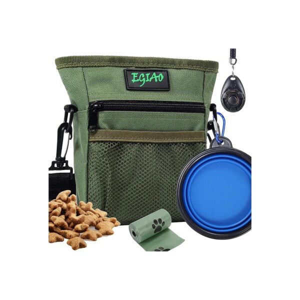 Dog Training Accessory Kit with Treat Pouch and Waist Strap