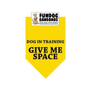 Dog Training Bandanas for Medium to Large Dog Sizes