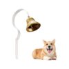 Dog Training Bell for Potty Training and Outdoor Use Manual Assemble Wall Mounted