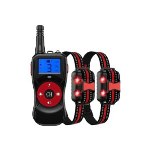 Dog Training Collar for 2 Dogs with 3400Ft Remote Waterproof Electric Collar