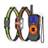 Dog Training Collar with Electric Beep Vibration Shock for Large Medium Small Dogs