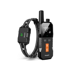 Dog Training Collar with Remote Control for 4 Training Modes and IPX7 Waterproof Design