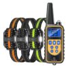 Dog Training Collar with Vibration Shock and LED Light Options for Medium Large Dogs