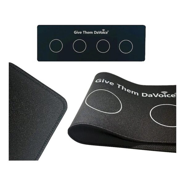 Dog Training Mat with 4 Button Placements for Effective Communication