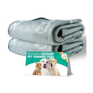 Dog Training Pads for Housebreaking 100% Waterproof Reusable Absorbent Pads 4PCS 35"59