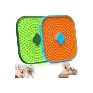 Dog Training Tools Pet Licking Mat Slow Feeder for Peanut Butter and Treats