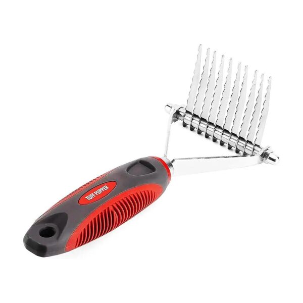 Dog Undercoat Rake Tool for Thick Coats Gentle and Safe Hair Removal