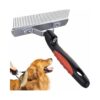 Dog Undercoat Rake for Long Hair Breeds Like Husky German Shepherd Golden Retriever