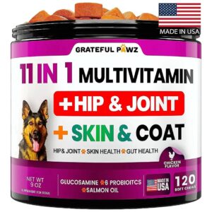 Dog Vitamins and Supplements for Large Breed Dogs - Optimal Joint, Skin, and Gut Health