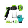 Dog Washing Attachment with Pet Grooming Glove and Foam Dispensing System