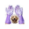 Dog Washing Gloves with Soft Scrubbers and Silicone Material for Gentle Pet Grooming