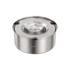 Dog Water Bowl with Stainless Steel Float and Large 3L Capacity for Medium Large Dogs