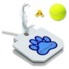 Dog Water Fountain Toy with Giant Tennis Ball for Year-Round Fun