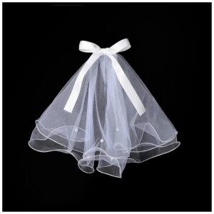 Dog Wedding Veil with Hair Clips, Wedding and Party Decoration